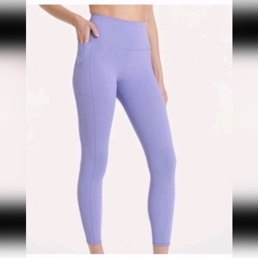 Vuori Womens Lavender Studio Pocket High Rise Stretch Yoga Activewear Legging XS